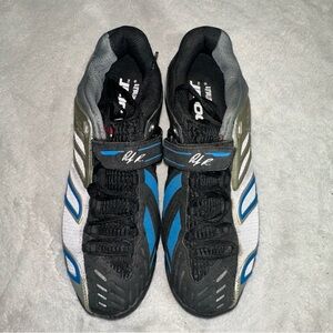 Dynamic Black and Blue Athletic Shoes